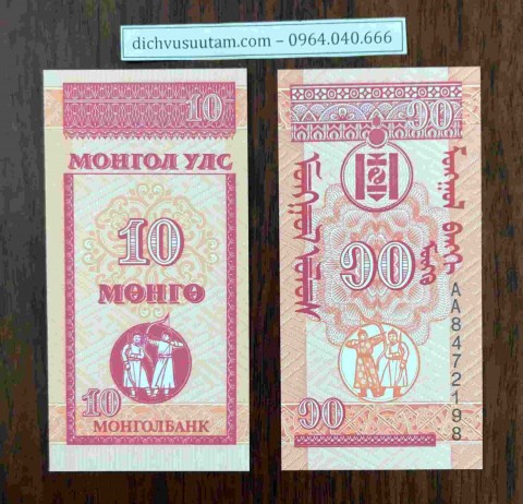 Tiền Mông Cổ 10 mongo nhỏ nhỏ xinh xinh