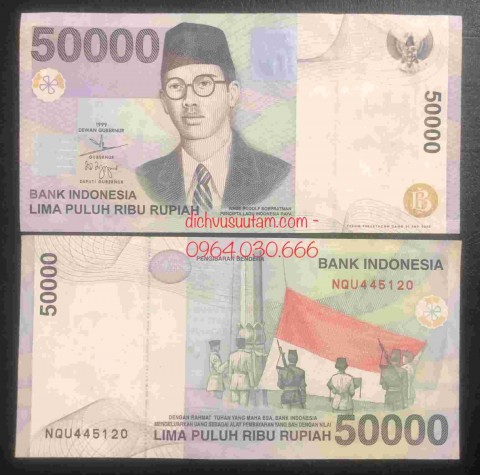 Tiền Indonesia 50000 rupiah 1999