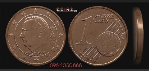 Đồng xu Bỉ 1 Cent 16.25mm