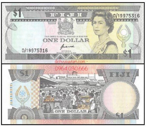 Tiền xưa Fiji 1 dollar
