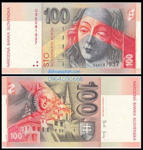 Tiền Slovakia 100 korun