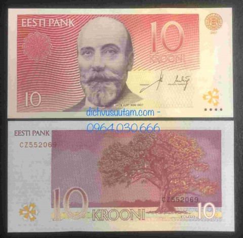 Tiền Estonia 10 krooni