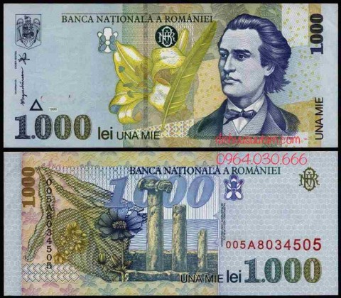 Tiền Romania 1000 lei