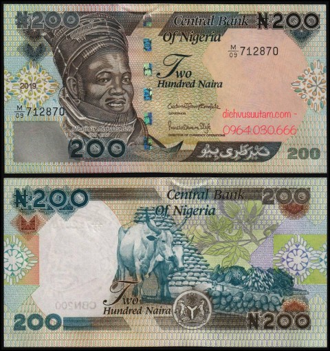 Tiền xưa Nigeria 200 naira