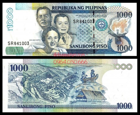 Tiền Philippines 1000 pesos phiên bản cũ