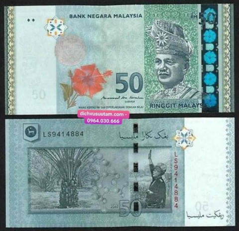 Tiền Malaysia 50 Ringgit