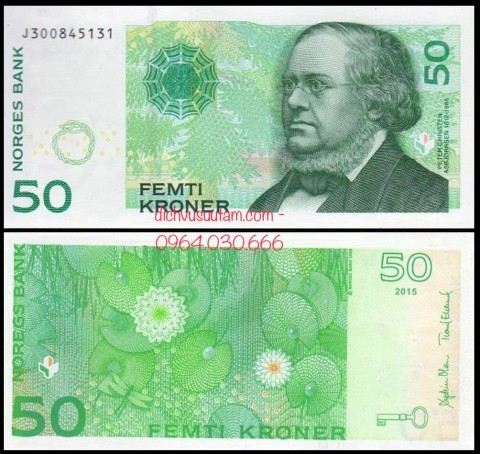 Tiền Vương quốc Na Uy 50 kroner