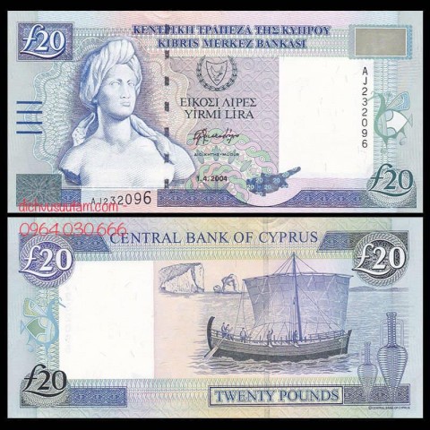 Tiền Quần đảo Síp 20 bảng