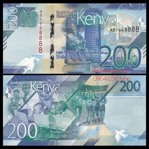 Tiền Kenya 200 Shillings