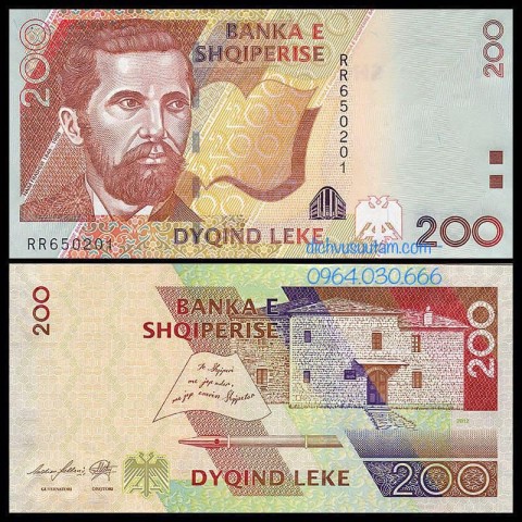 Tiền Albania 200 leke