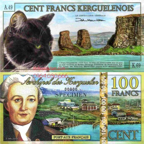 Tiền Quần đảo Kerguelen 100 cent