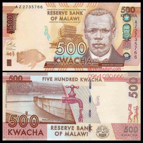 Tiền Malawi 500 kwacha