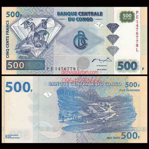 Tờ 500 francs của Cộng hòa Congo