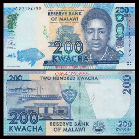 Tiền Malawi 200 kwacha