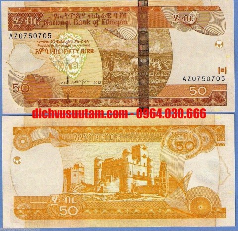 Tiền Ethiopia 50 birr