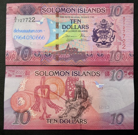 Tiền Quần đảo Solomon 10 dollars