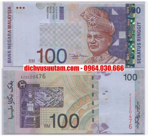 Tiền Malaysia 100 ringgit phiên bản cũ