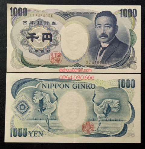 Tiền xưa Nhật Bản 1000 yên