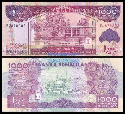 Tiền Somaliland 1000 shillings