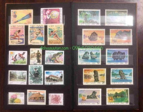 Cuốn Album tem Việt Nam ghép gần 100 con qua các thời kỳ