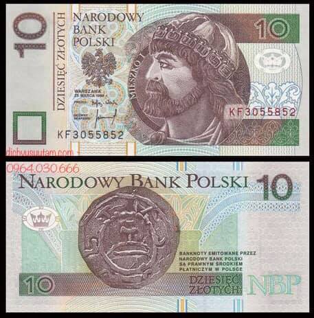 Tiền Cộng hòa Ba Lan 10 zlotych