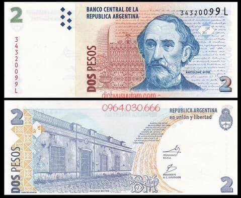 Tiền Cộng hòa Argentina 2 pesos