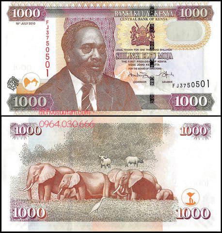Tiền Cộng hòa Kenya 1000 shillings