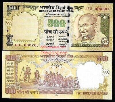 Tiền Ấn Độ sưu tầm 500 rupees phiên bản cũ