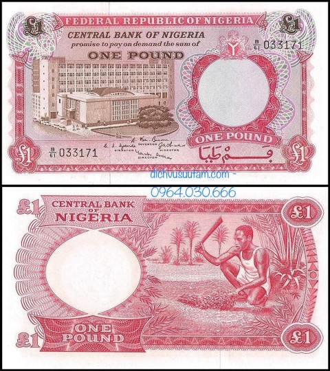 Tiền Cộng hòa Nigeria 1 bảng