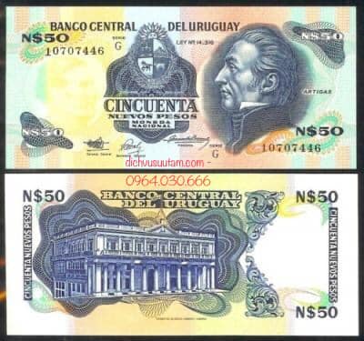 Tiền Uruguay 50 pesos