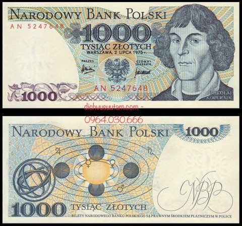 Tiền Cộng hòa Ba Lan 1000 zlotych