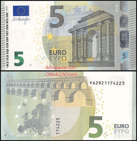 Tiền châu Âu sưu tầm 5 euro