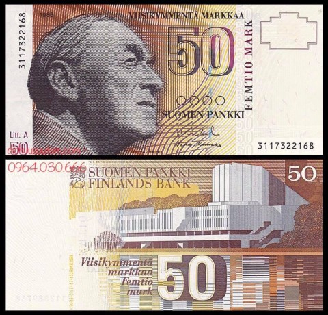 Tiền Cộng hòa Phần Lan 50 markkaa
