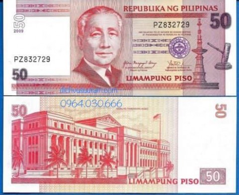 Tiền Philippines sưu tầm 50 pesos