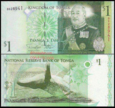 Tiền Vương quốc Tonga 1 pa'anga