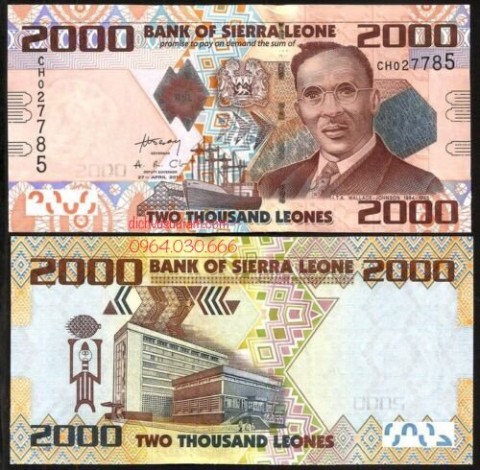 Tiền Sierra Leone 2000 leones