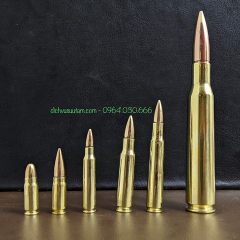 Mô hình đạn trưng bày K54, ARR15, M60, M30, 12ly7