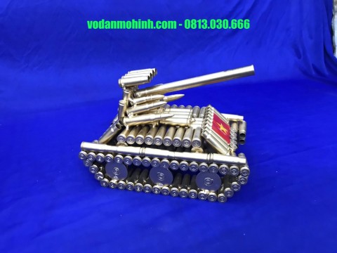 Mô hình xe tăng chiến đấu vỏ đạn loại nhỏ (1,3kg)