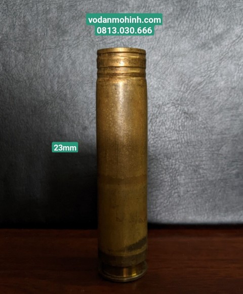 Mô hình viên đạn 23mm trưng bày (có đầu nguyên bản hoặc đầu gỗ chế, có đánh bóng làm mới)