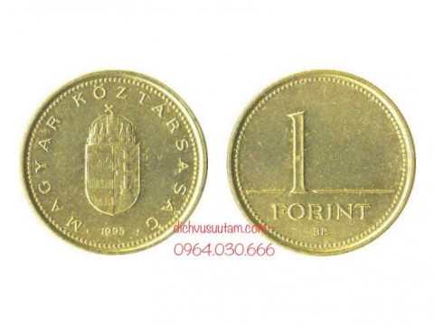 Xu Hungary 1 forint 16.3mm
