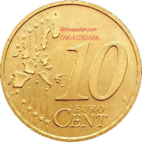 Đồng xu 10 Cent Euro 19.75mm