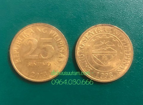 Xu Philippines 25 sentimo 20mm