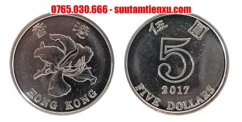 Xu Hong Kong 5 dollars 27mm