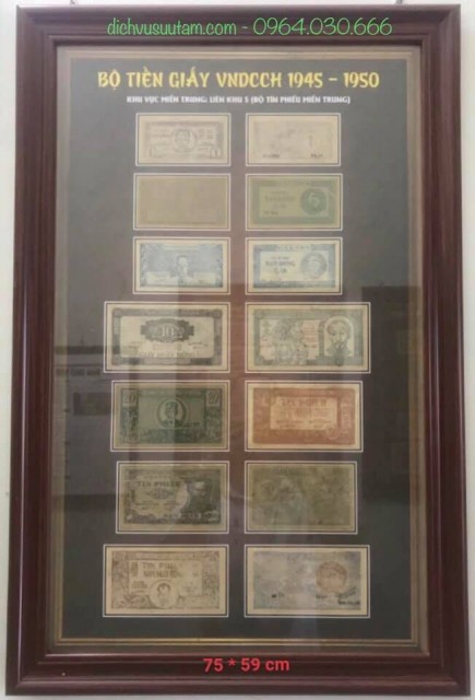Tranh deco bộ tiền giấy VNDCCH 1945 - 1950 (6)