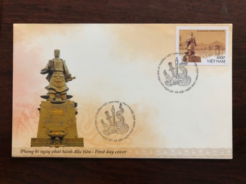 FDC tem phát hành đầu tiên kỷ niệm 1000 năm sinh Lý Thường Kiệt 1019 - 2019