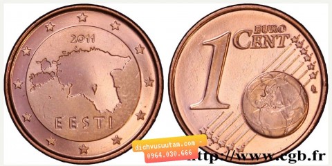 Đồng xu Estonia 1 Cent 16.25mm