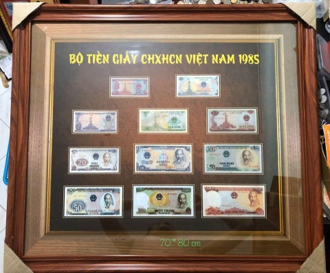 Bộ tiền giấy CHXHCN Việt Nam 1985
