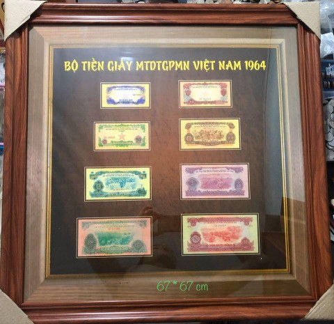 Bộ tiền mặt trân dân tộc giải phóng miền Nam Việt Nam 1964